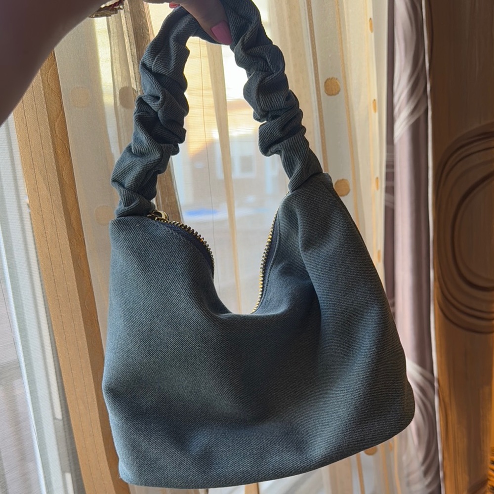 Stoney Clover Jean Bag with Unique Handle and Slouchy Shape